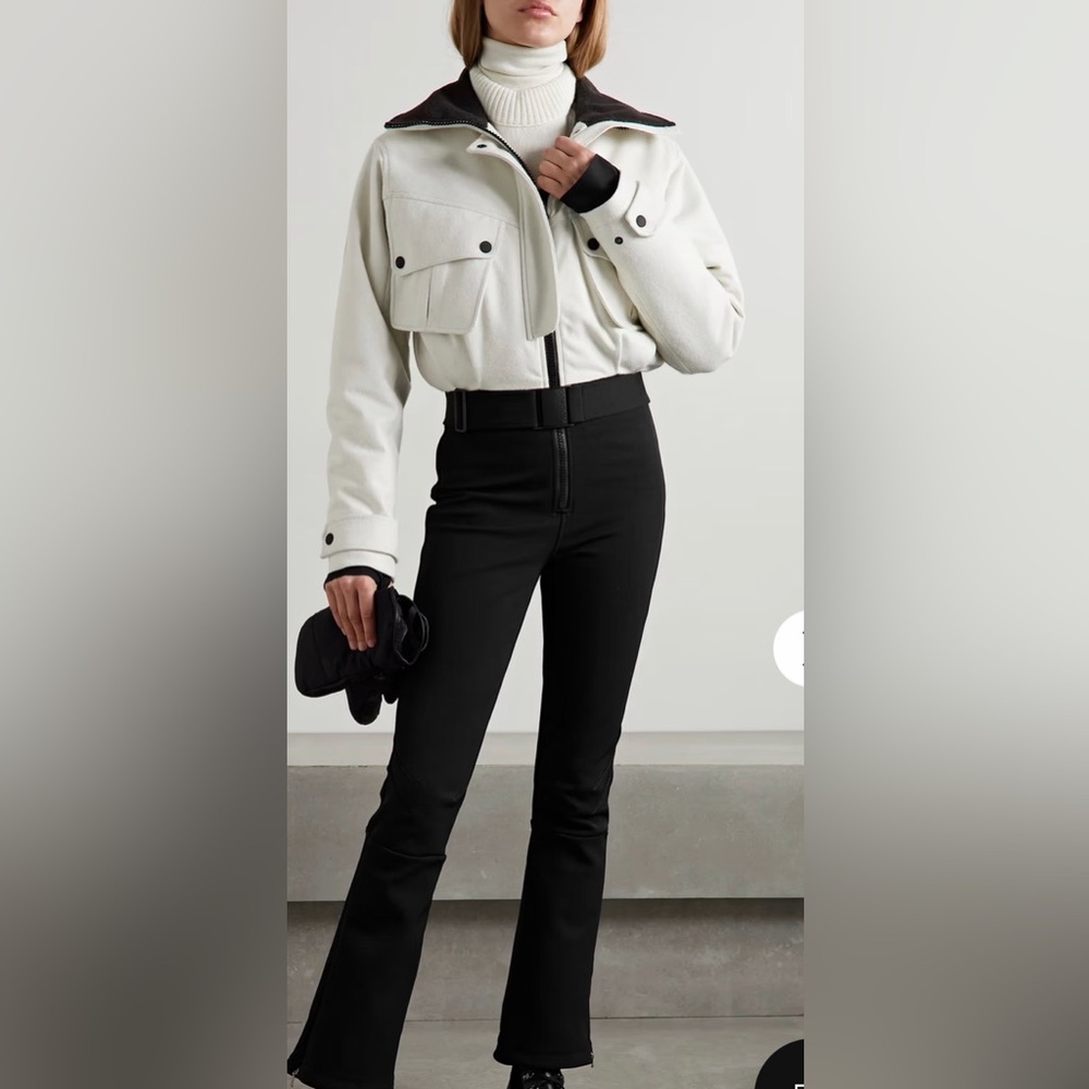 Cordova The Telluride New medium belted two-tone wool-blend and twill ski suit